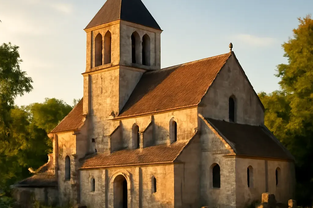 L'église de Courquetaine : histoire, architecture et vie de la paroisse